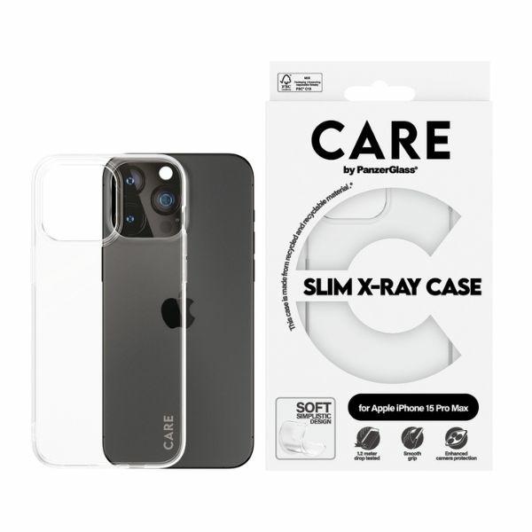 CARE by PanzerGlass plonas X-Ray dėklas telefonui iPhone 15 Pro Max - skaidrus