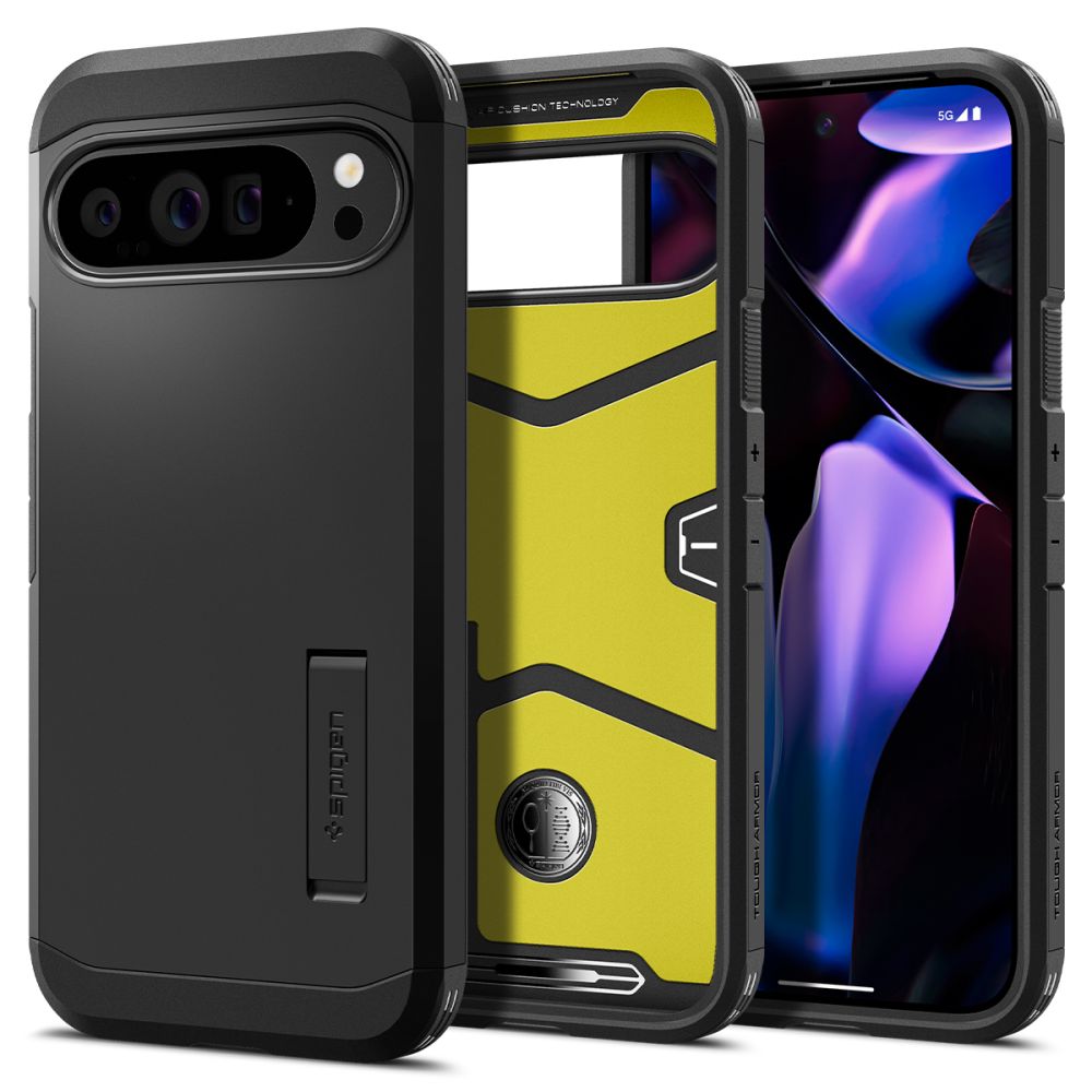 Spigen Tough Armor dėklas telefonui Google Pixel 9 Pro XL - juodas