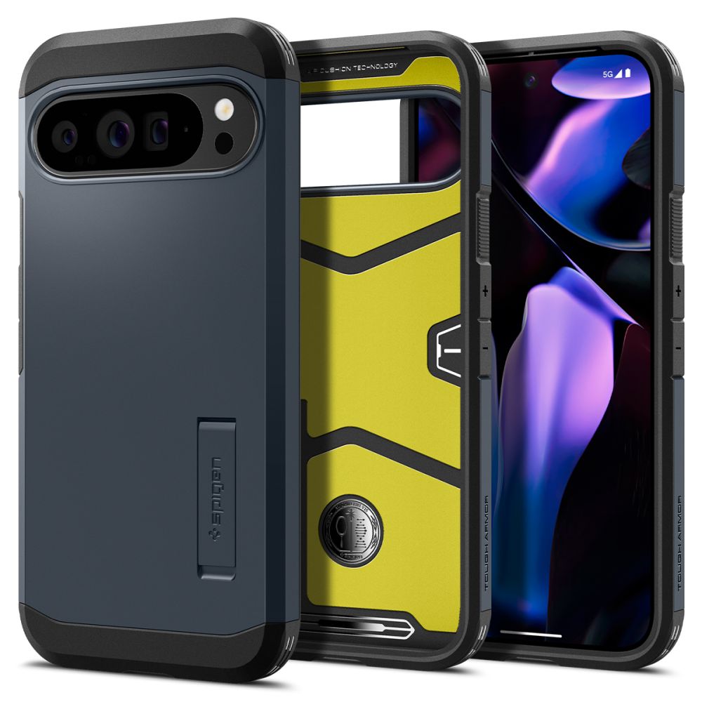 Spigen Tough Armor dėklas telefonui Google Pixel 9 Pro XL - grafitas