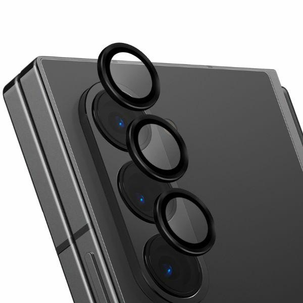 Uniq Optix Auminium grūdintas stiklas objektyvui su aplikatoriumi Samsung Galaxy Z Fold 6 - juodas