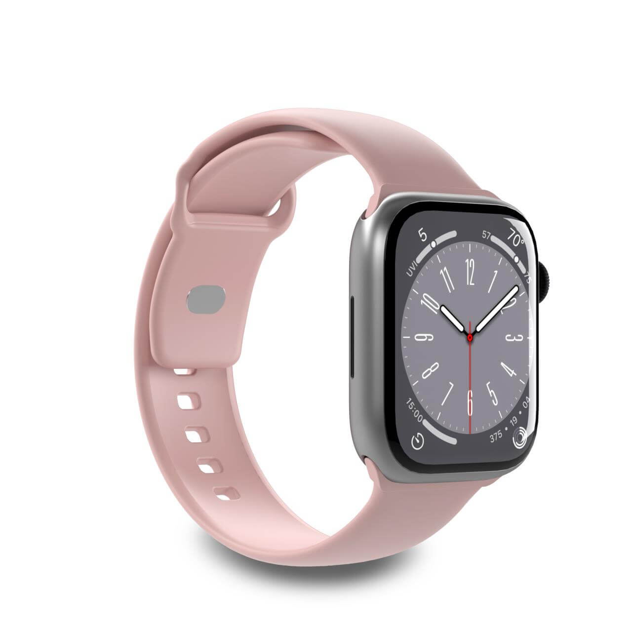 Puro Icon silikoninis dirželis Apple Watch 38/40/41 mm - rožinis (2 vnt.)