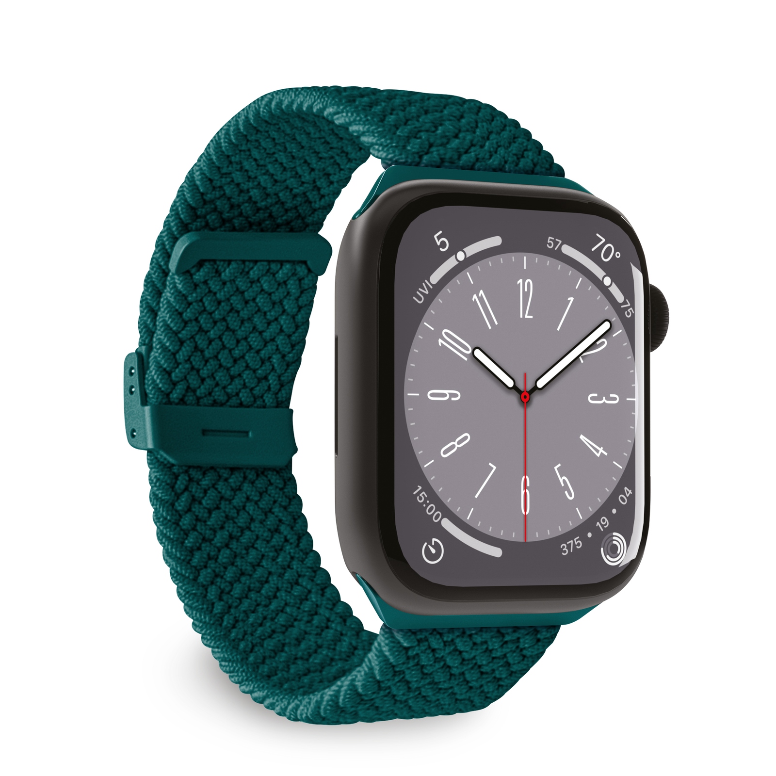 Puro Loop nailoninis dirželis Apple Watch 38/40/41mm - tamsiai žalias