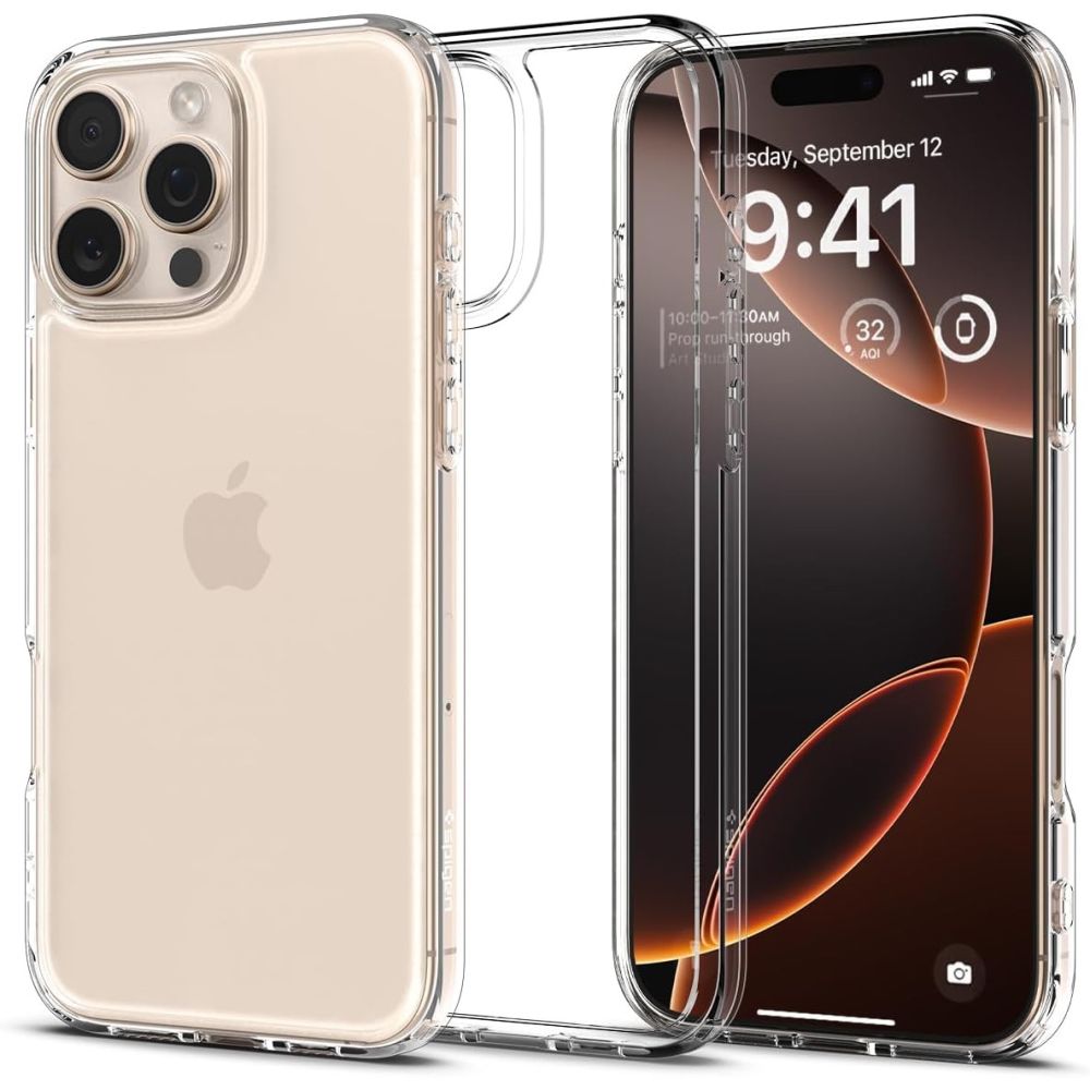 Spigen Ultra Hybrid Dėklas iPhone 16 Pro Max - Skaidrus