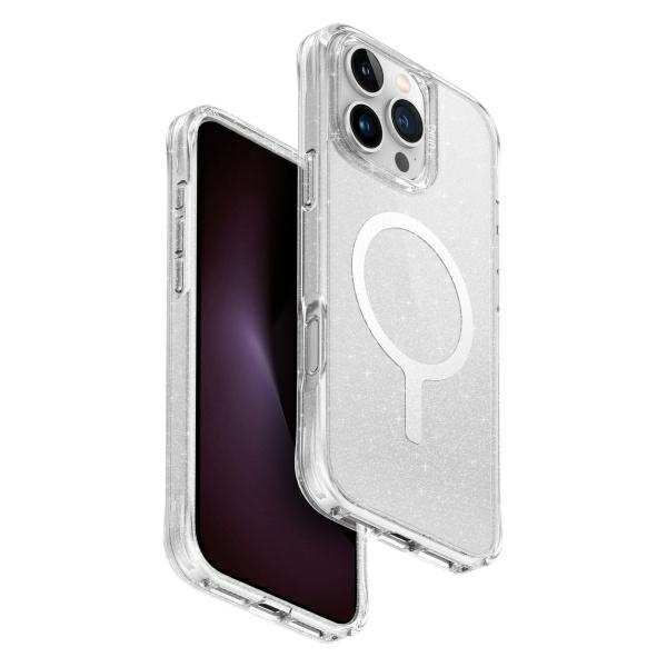 Uniq LifePro Xtreme Magnetinis Įkrovimo dėklas telefonui iPhone 16 Pro Max - Skaidrus