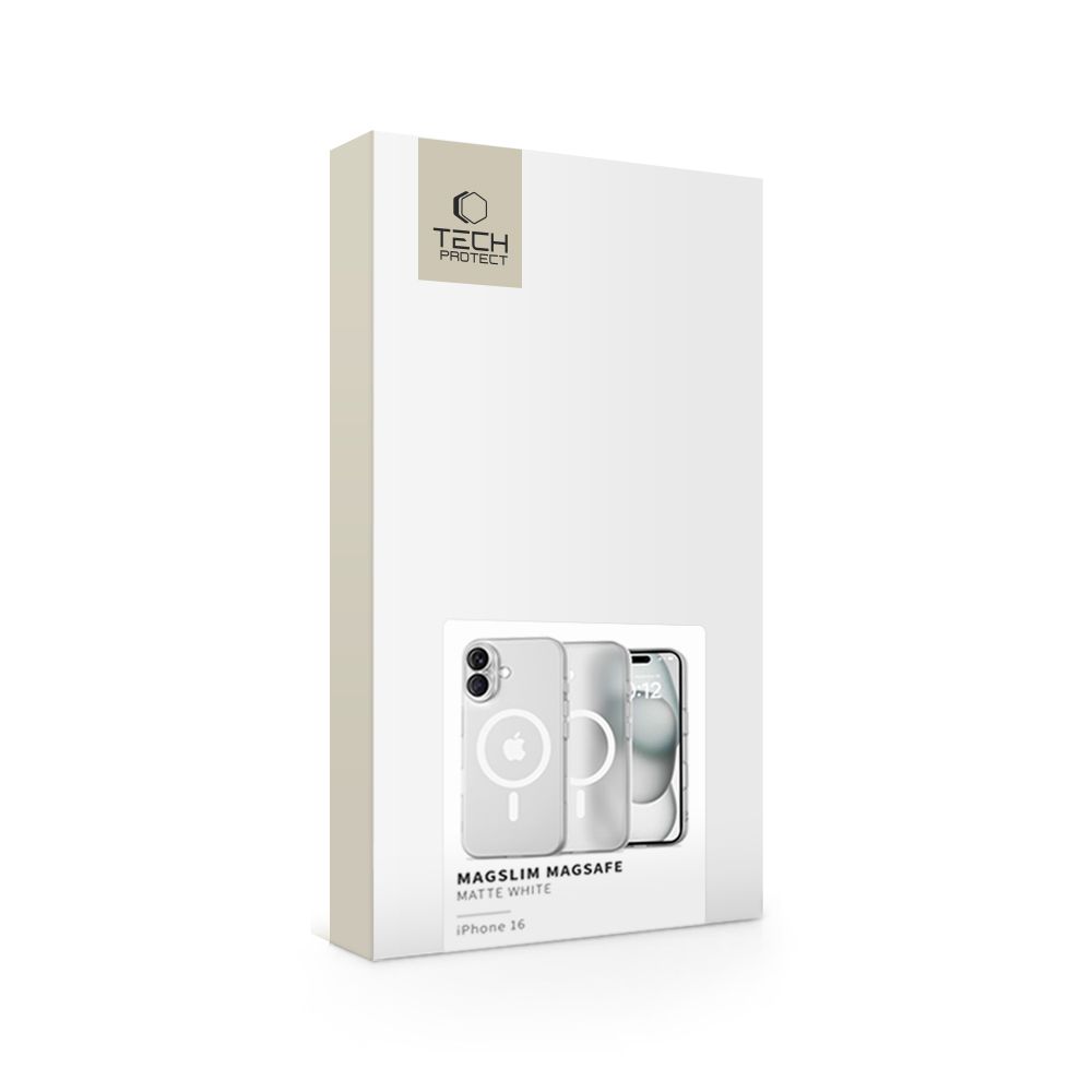 Tech-Protect MagSlim Magnetinis dėklas telefonui iPhone 16 - juodas