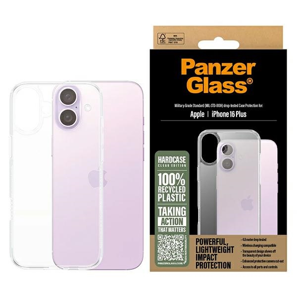 PanzerGlass kietasis dėklas iPhone 16 Plus 6.7" skaidrus 1289
