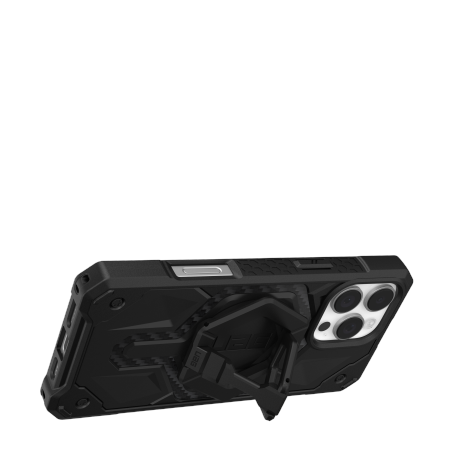 UAG Monarch Pro Magnetinis rinkinys su Magnetiniu žiediniu stovu iPhone 16 Pro Max - juodas