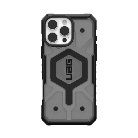 UAG Pathfinder skaidrus Magnetinis dėklas iPhone 16 Pro Max - pusiau permatomas