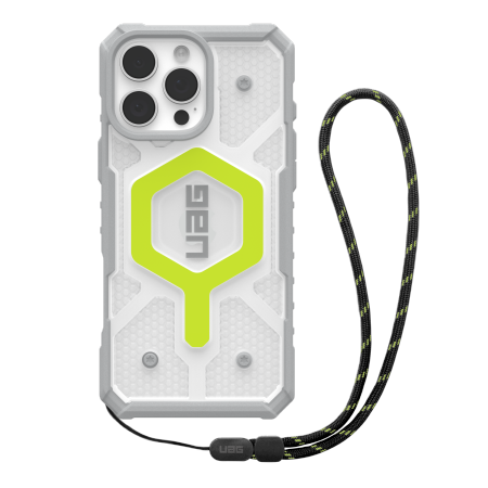 UAG Pathfinder skaidrus Magnetinis rinkinys su virve iPhone 16 Pro Max - žalias