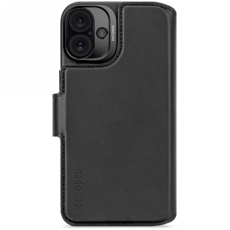 Decoded odinis nuimamas piniginės dėklas su MagSafe ir pinigine iPhone 16 Plus - juodas