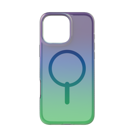 ZAGG Milan Snap dėklas telefonui su MagSafe iPhone 16 Pro Max - žalias/violetinis