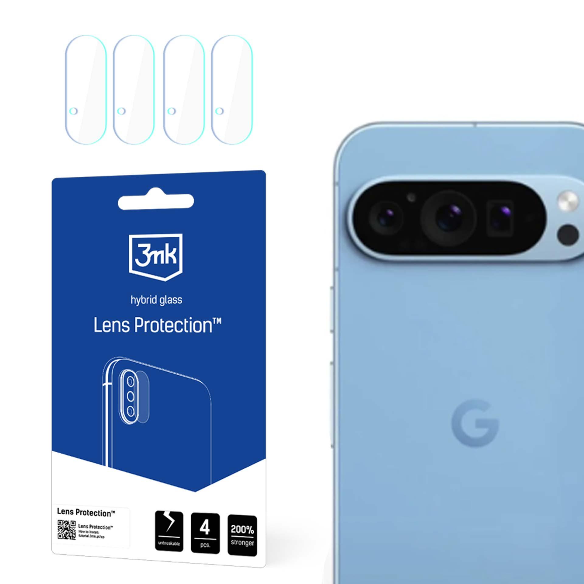 Hibridinis stiklas kamerų lęšiui 3mk Lens Protection Google Pixel 9 Pro