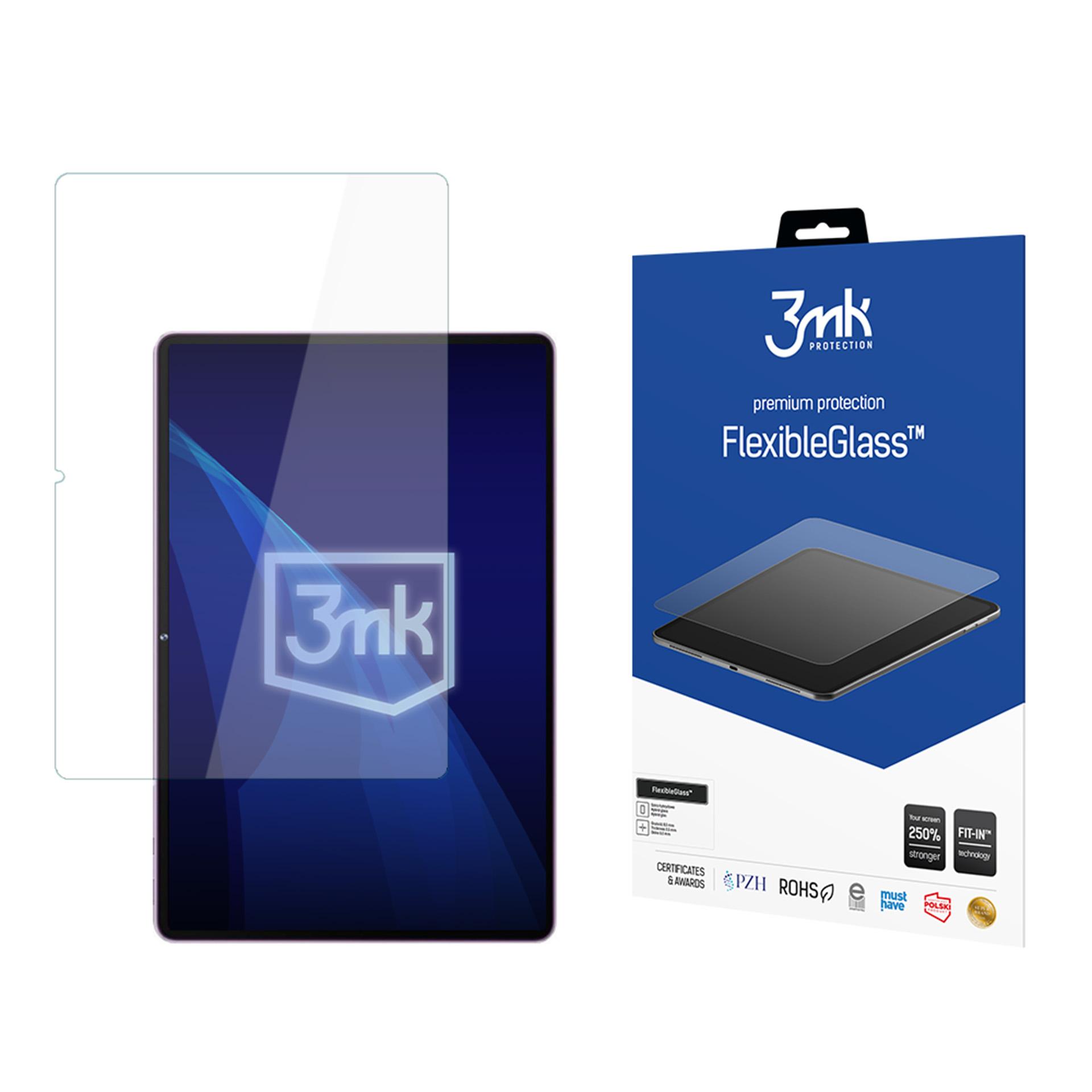 Hibridinis stiklas 3mk FlexibleGlass Oukitel OT12 - iki 13"