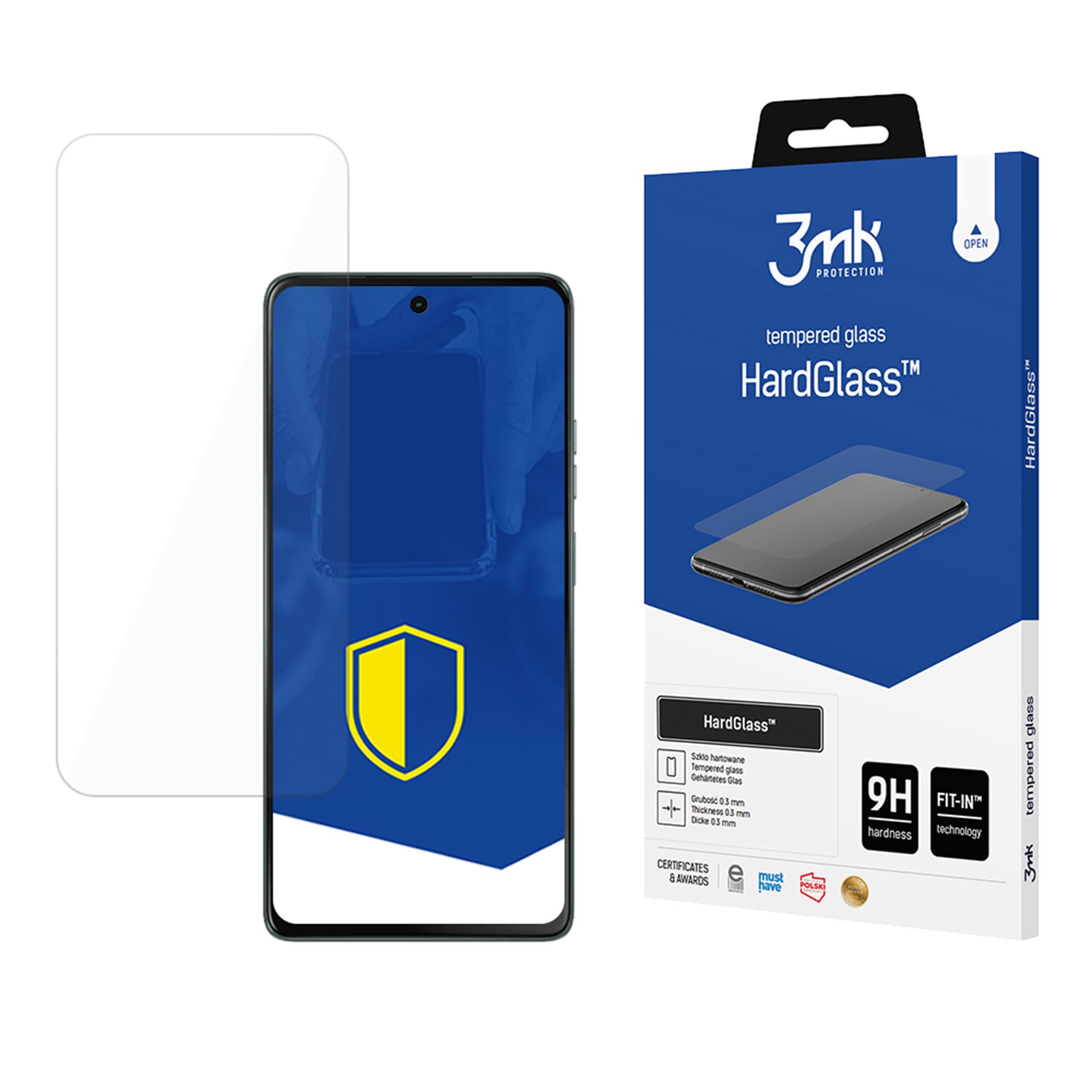 Grūdintas stiklas 3mk HardGlass Motorola Moto G75