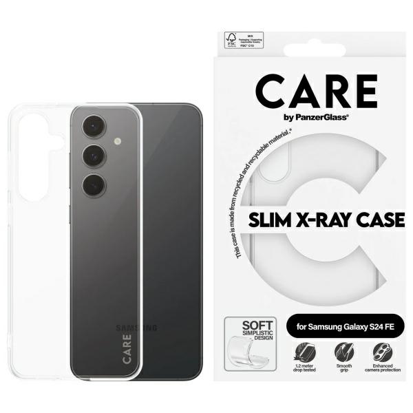 CARE by PanzerGlass Slim X-Ray dėklas Sam S24 FE S721 skaidrus/permatomas 1963