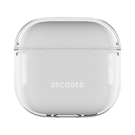 Decoded Silikoninis Aircase AirPods 4 - skaidrus