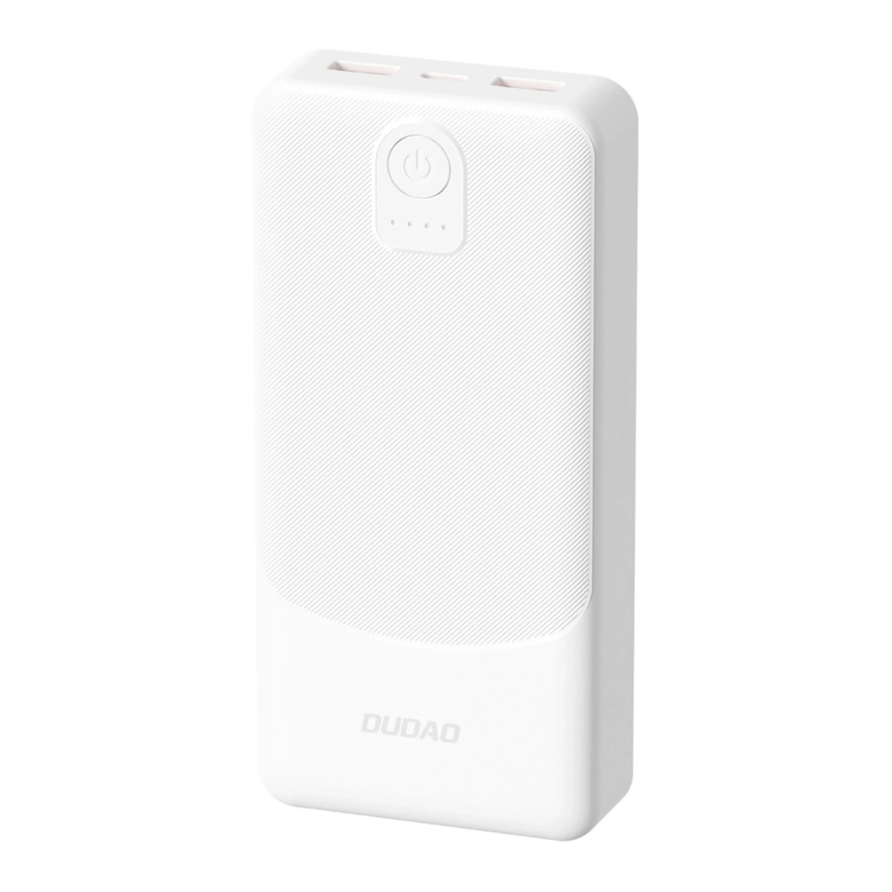 Išorinė baterija Dudao K10Pro 2.4A 20000mAh 2 x USB-A - balta