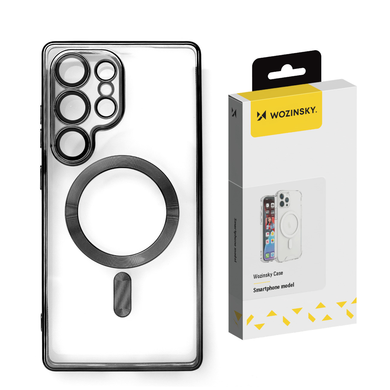 Wozinsky Padengtas dėklas su Magnetiniu Samsung Galaxy S25+ - Juodas