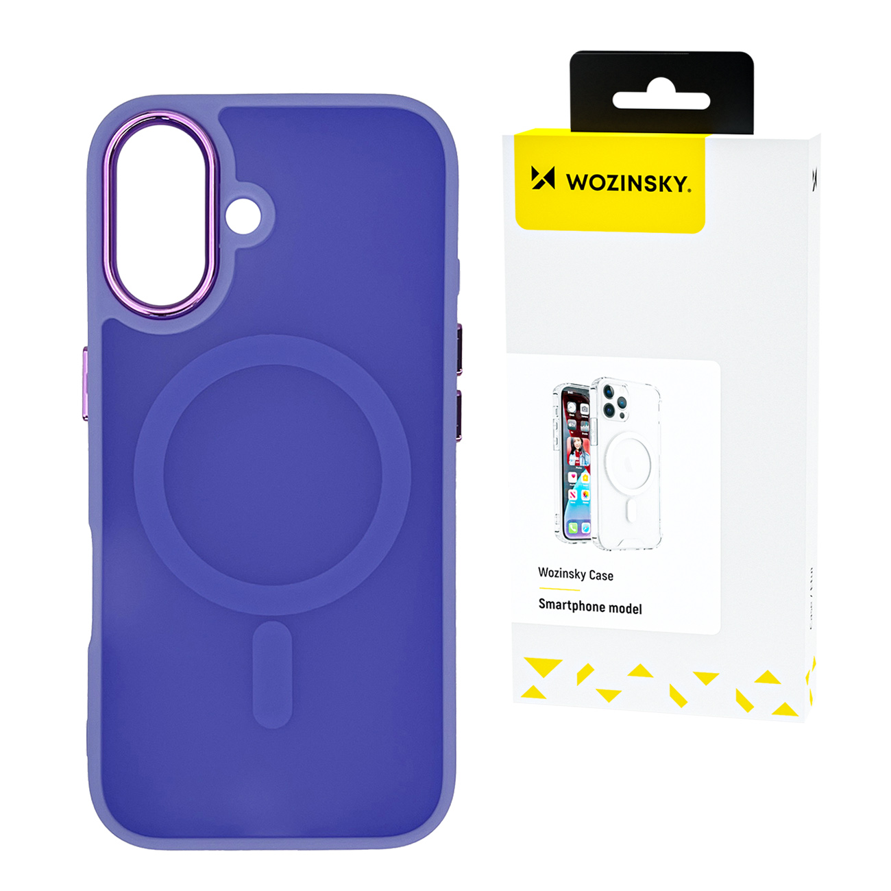 Wozinsky madingas dėklas su MagSafe Samsung Galaxy S24 FE – violetinis