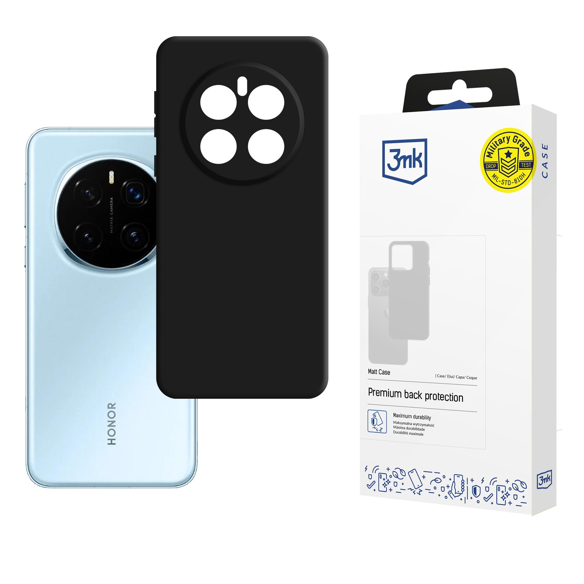 3mk matinė dėklas telefonui Honor Magic 7 - juodas