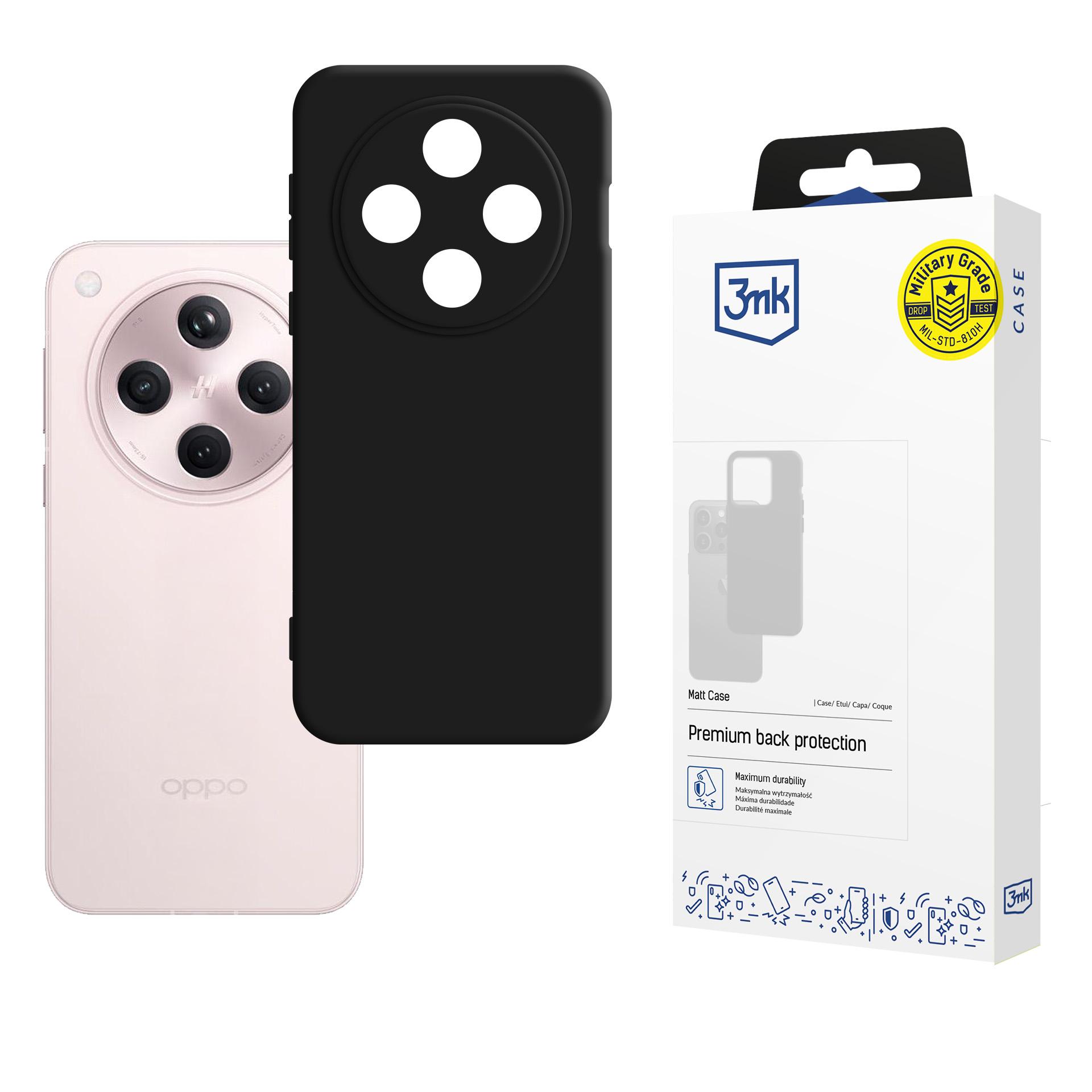 3mk Matinis dėklas Oppo Find X8 - juodas