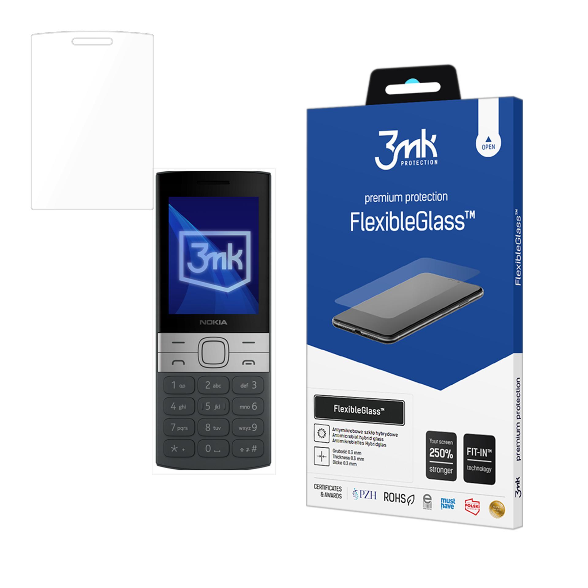 Hibridinis stiklas 3mk FlexibleGlass Nokia 150 2023