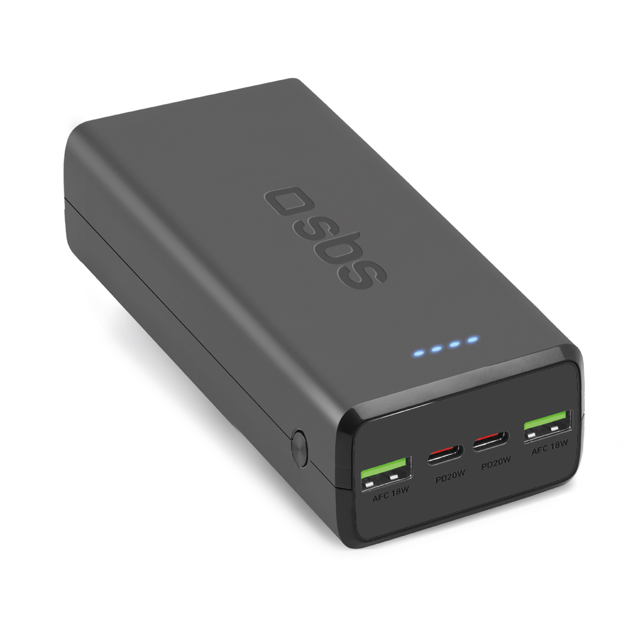 Išorinė baterija SBS TTBB30000PD20K 30000 mAh 2 x USB-C 2 x USB-A - juoda