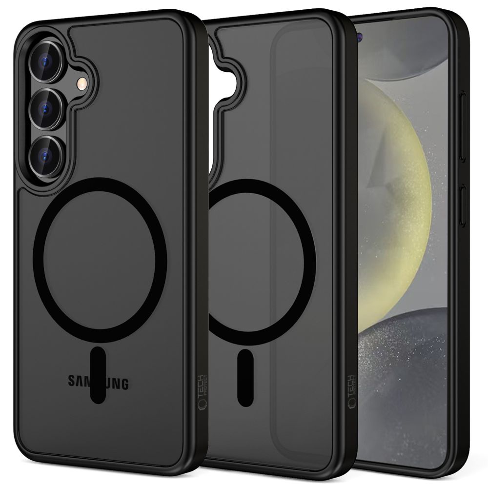 Tech-Protect MagMat Magnetinis dėklas telefonui Samsung Galaxy S25+ - Juodas