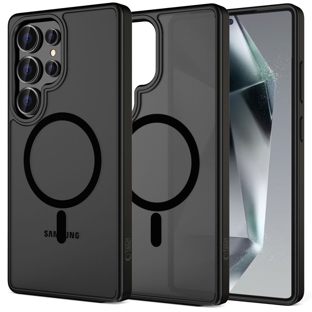 Tech-Protect MagMat Magnetinis dėklas telefonui Samsung Galaxy S25 Ultra - Juodas