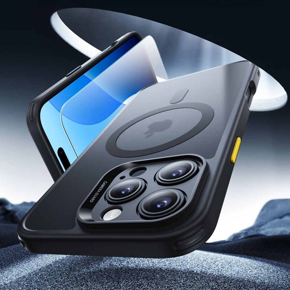 ESR Classic Pro Rinkinys Halolock Magnetinis dėklas iPhone 16 Pro - Juodas