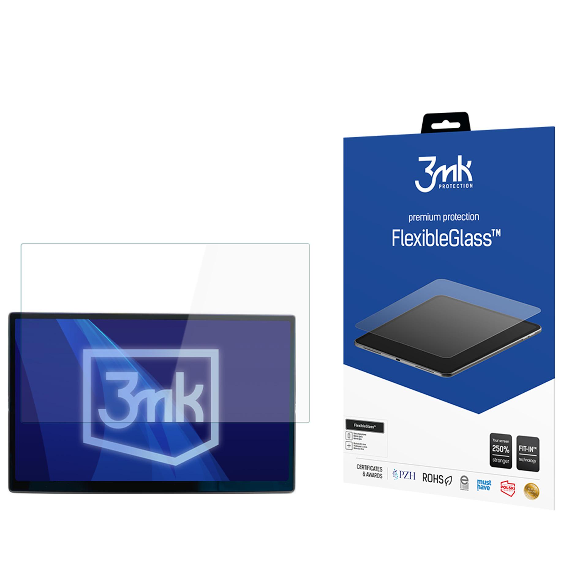 Hibridinis stiklas 3mk FlexibleGlass™ Tesla Model S