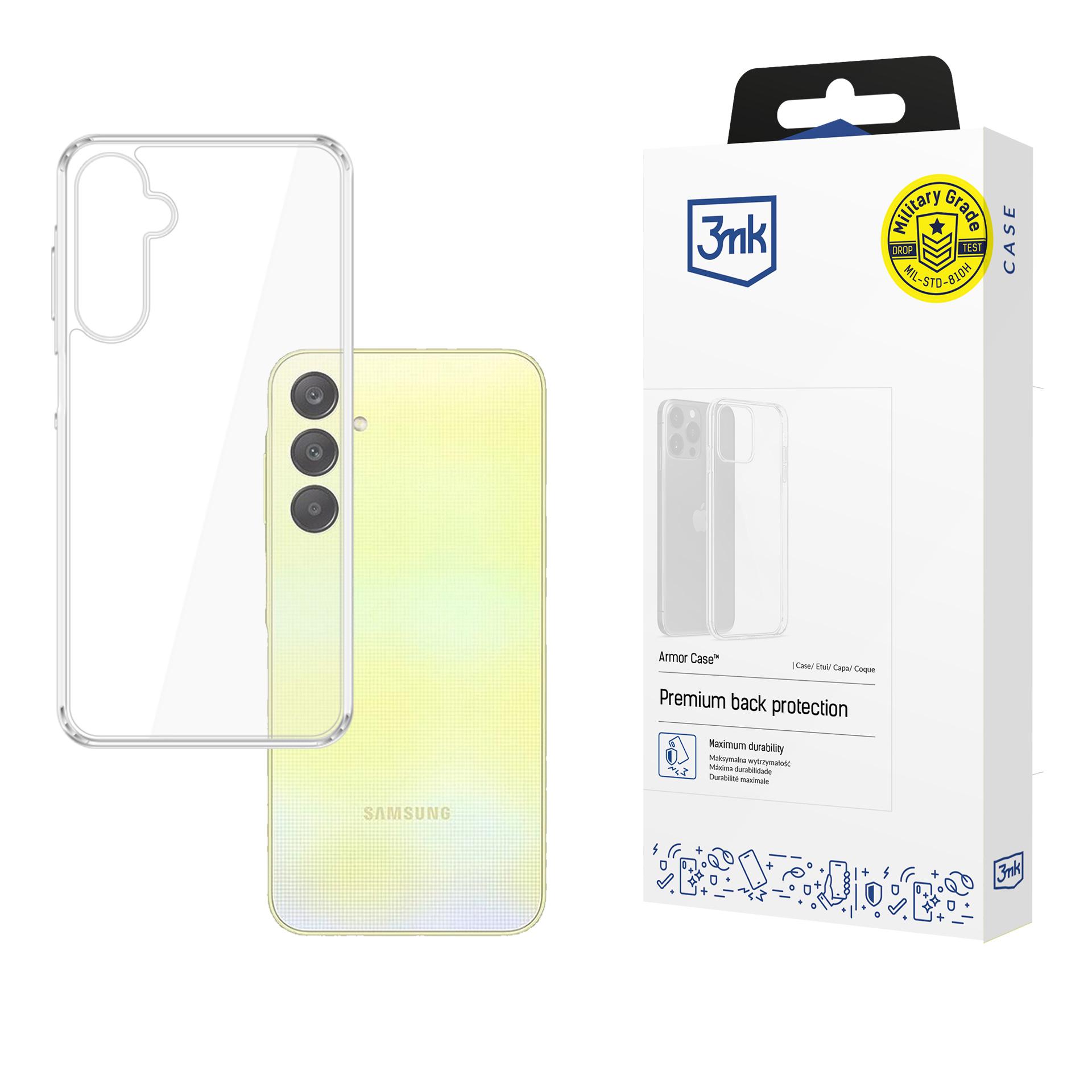 3mk Armor dėklas Samsung Galaxy A26 5G - skaidrus