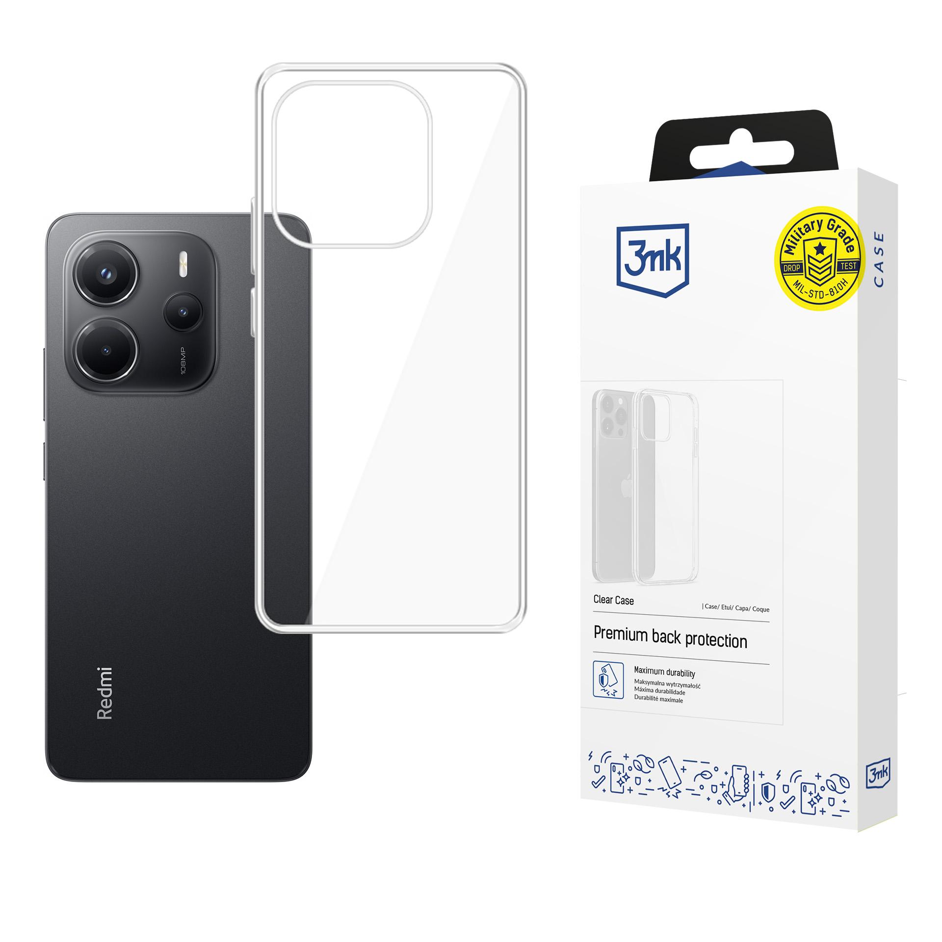 Dėklas 3mk Clear Case 1,2mm Xiaomi Redmi Note 14 4G