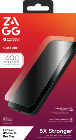 ZAGG InvisibleShield Apsauginis stiklas Elite iPhone 16 Pro Max