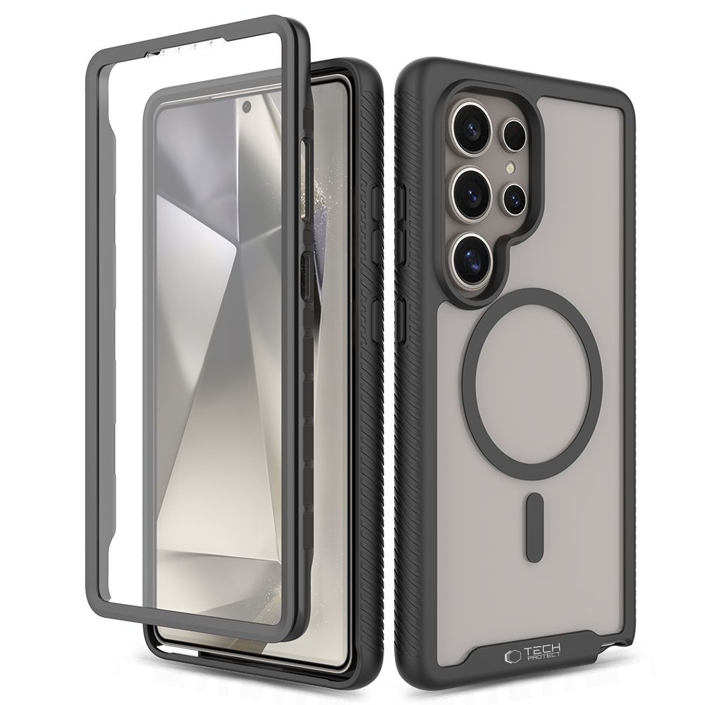 Tech-Protect Defense Magnetinis Dėklas Samsung Galaxy S25 Ultra - Juodas