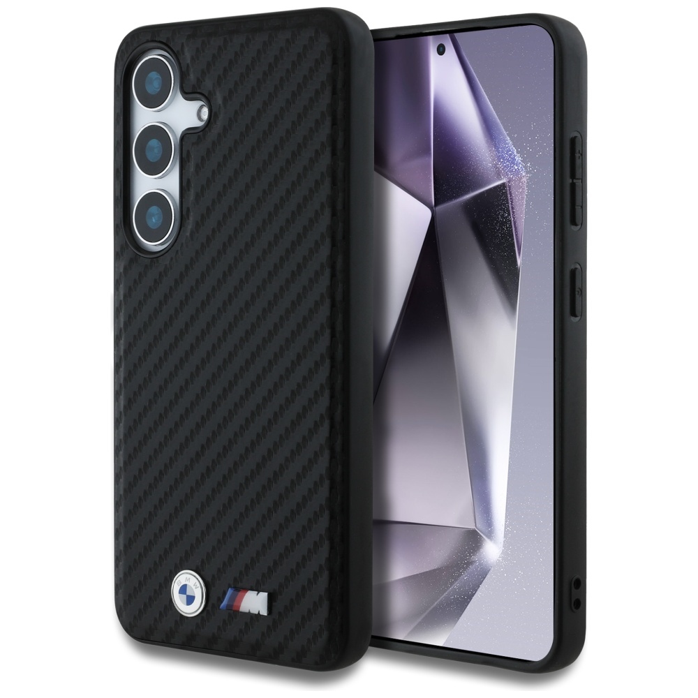 BMW odinis anglies Magnetinis dėklas telefonui Samsung Galaxy S25 - juodas