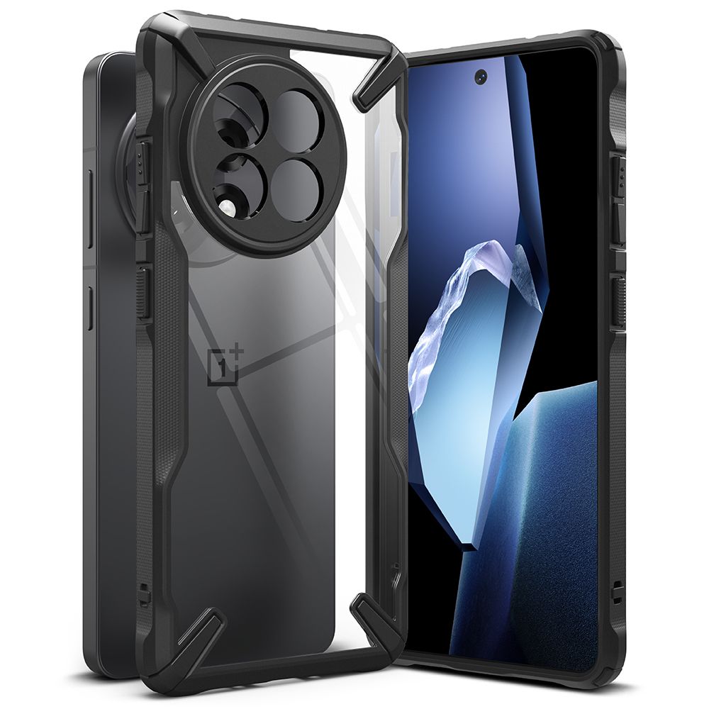 Ringke Fusion X dėklas OnePlus 13R - skaidrus juodas