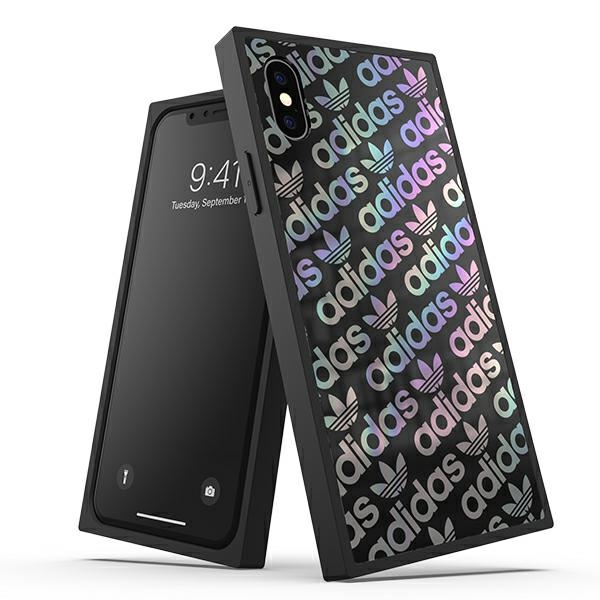 Adidas OR Square dėklas iPhone X / Xs - juodas