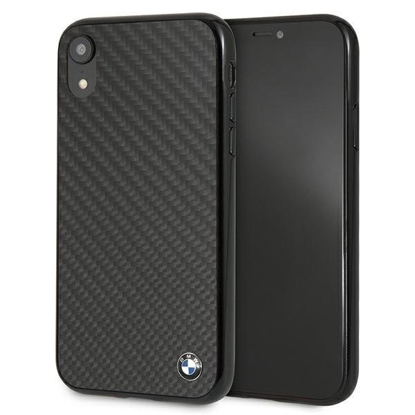 BMW Siganture Carbon iPhone Xr dėklas - juodas