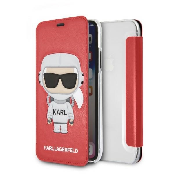 Karl Lagerfeld Karl Space Cosmonaut Dėklas telefonui iPhone X/XS - raudonas