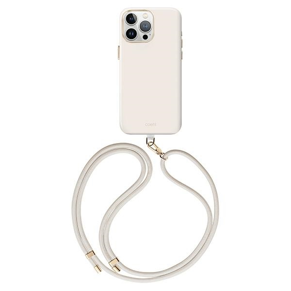Uniq Coehl Creme MagSafe Dėklas telefonui iPhone 15 Pro Max 6.7" - smėlinė