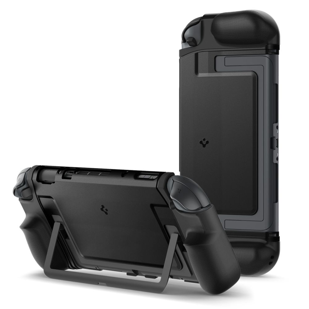 Spigen Dual Grip dėklas Nintendo Switch 2 - juodas