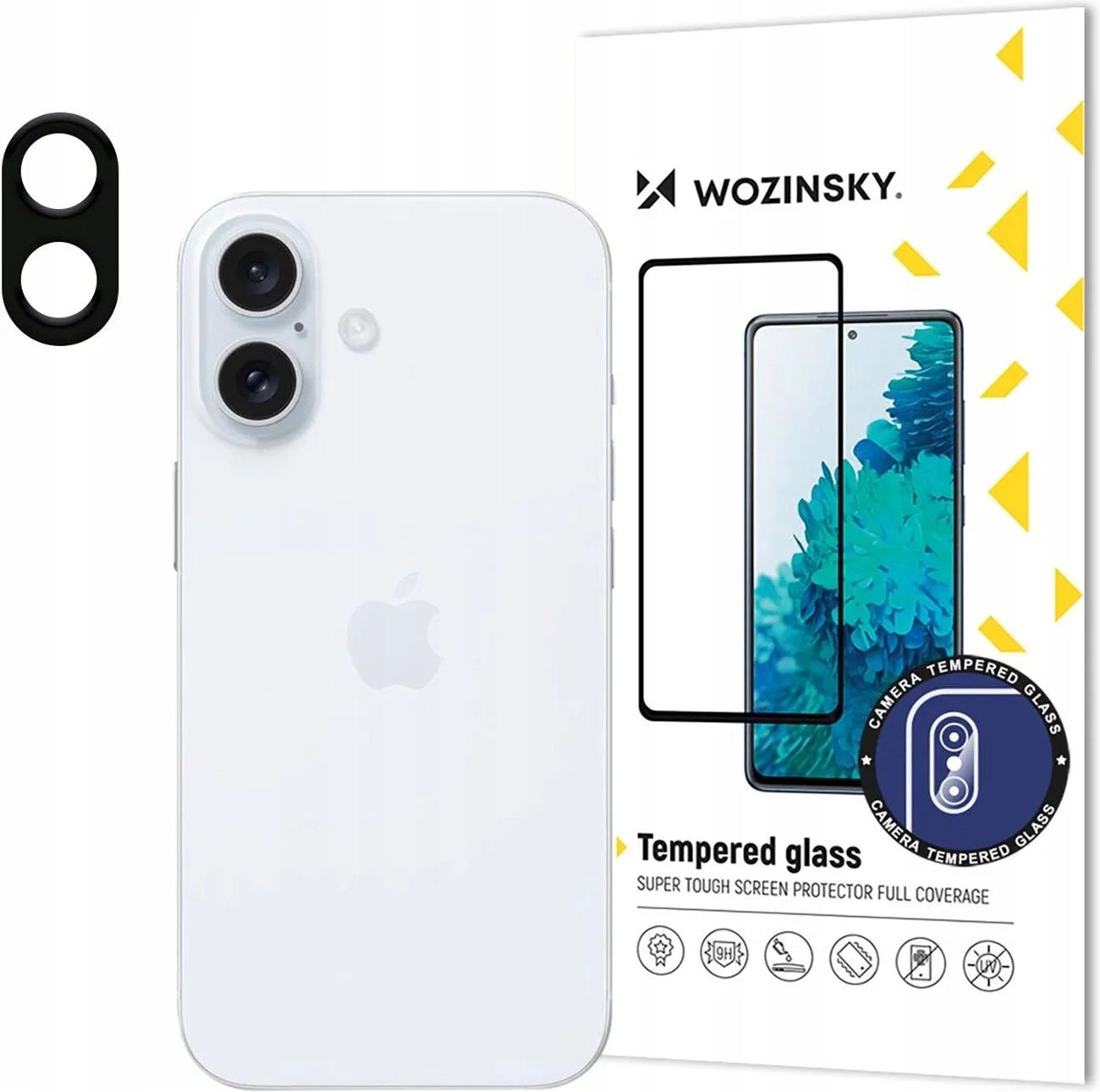 Wozinsky pilnas kameros stiklas grūdintas stiklas visai kamerai iPhone 16e
