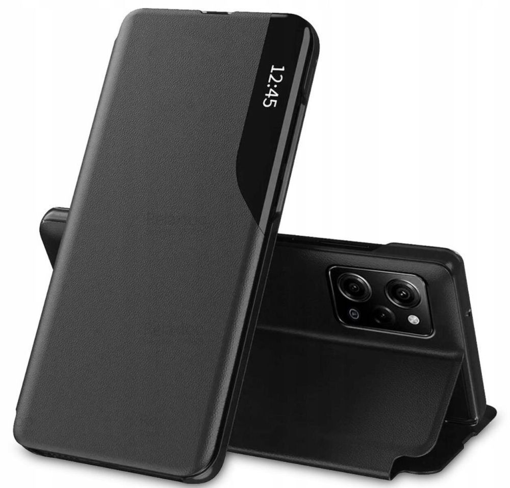 Tech-Protect Smart View dėklas Xiaomi Redmi 12 - juodas
