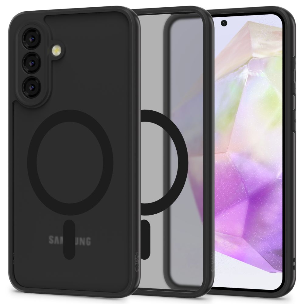 Tech-Protect MagMat Magnetinis dėklas telefonui Samsung Galaxy A36 5G - matinė juoda
