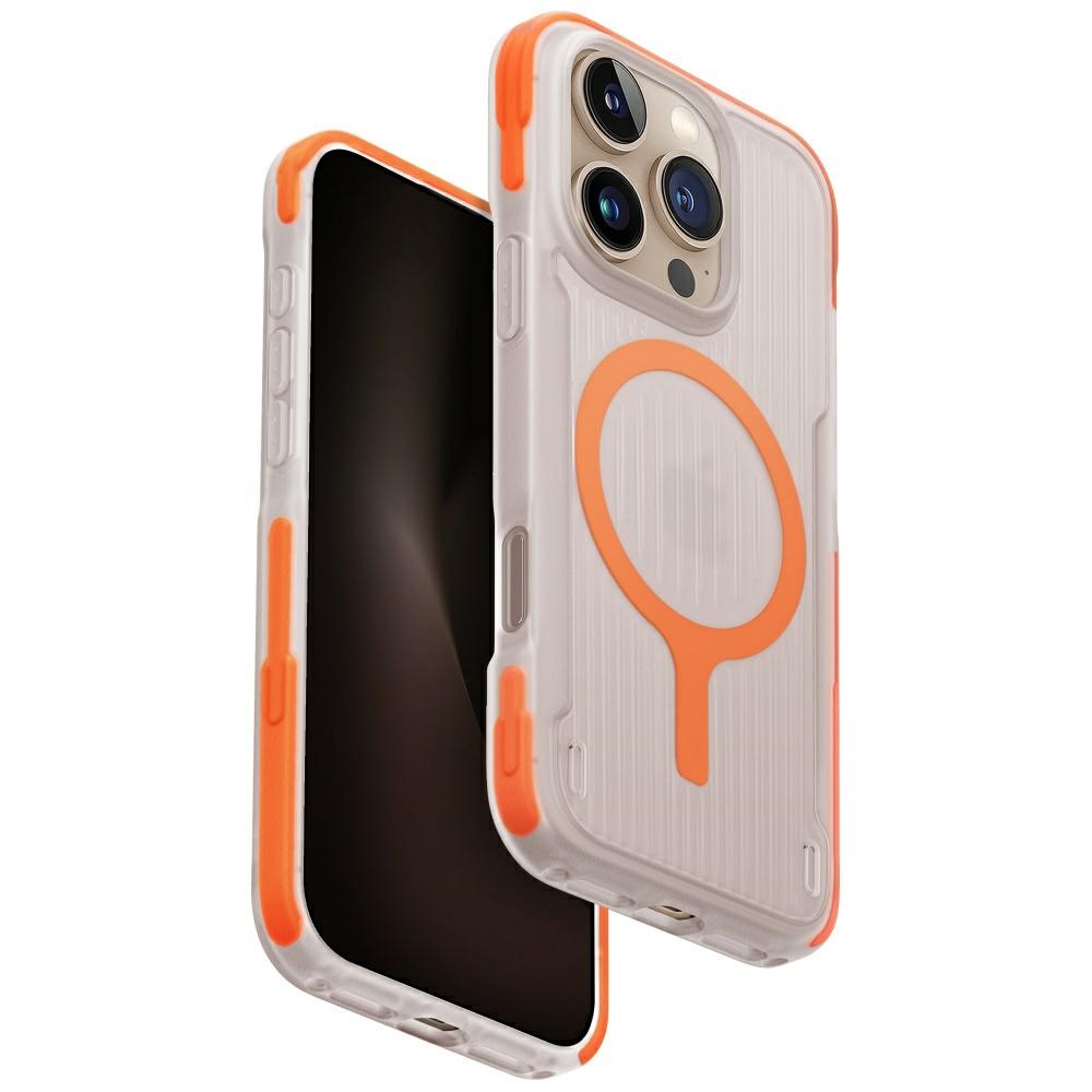 Uniq Combat Active Magclick įkrovimo dėklas iPhone 16 Pro - oranžinis