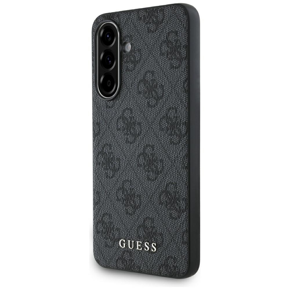 Guess 4G Metal Gold Logo dėklas telefonui Samsung Galaxy A56 - juoda