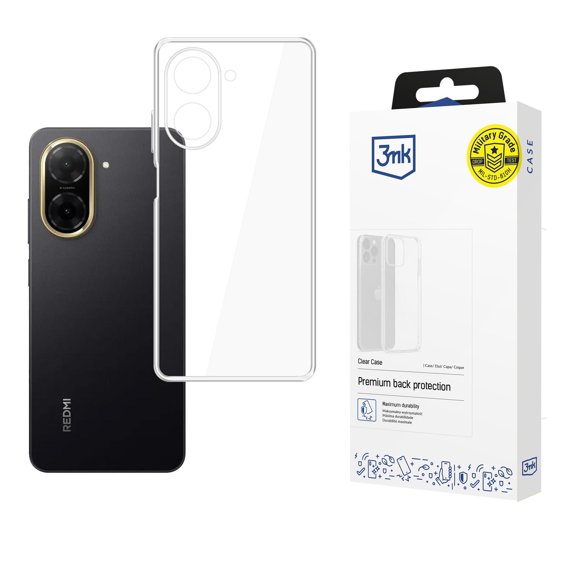 Dėklas 3mk Clear Case 1,2mm Xiaomi Redmi A5/Poco C71 (173,45x79,35x8,45)
