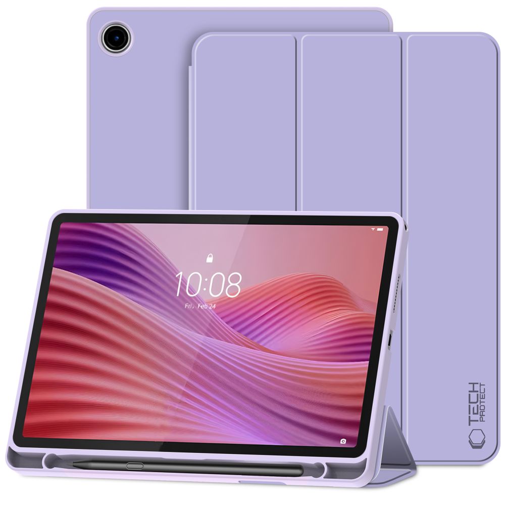 Tech-Protect SmartCase Pen Lenovo Tab 10.1 TB-311 - violetinis