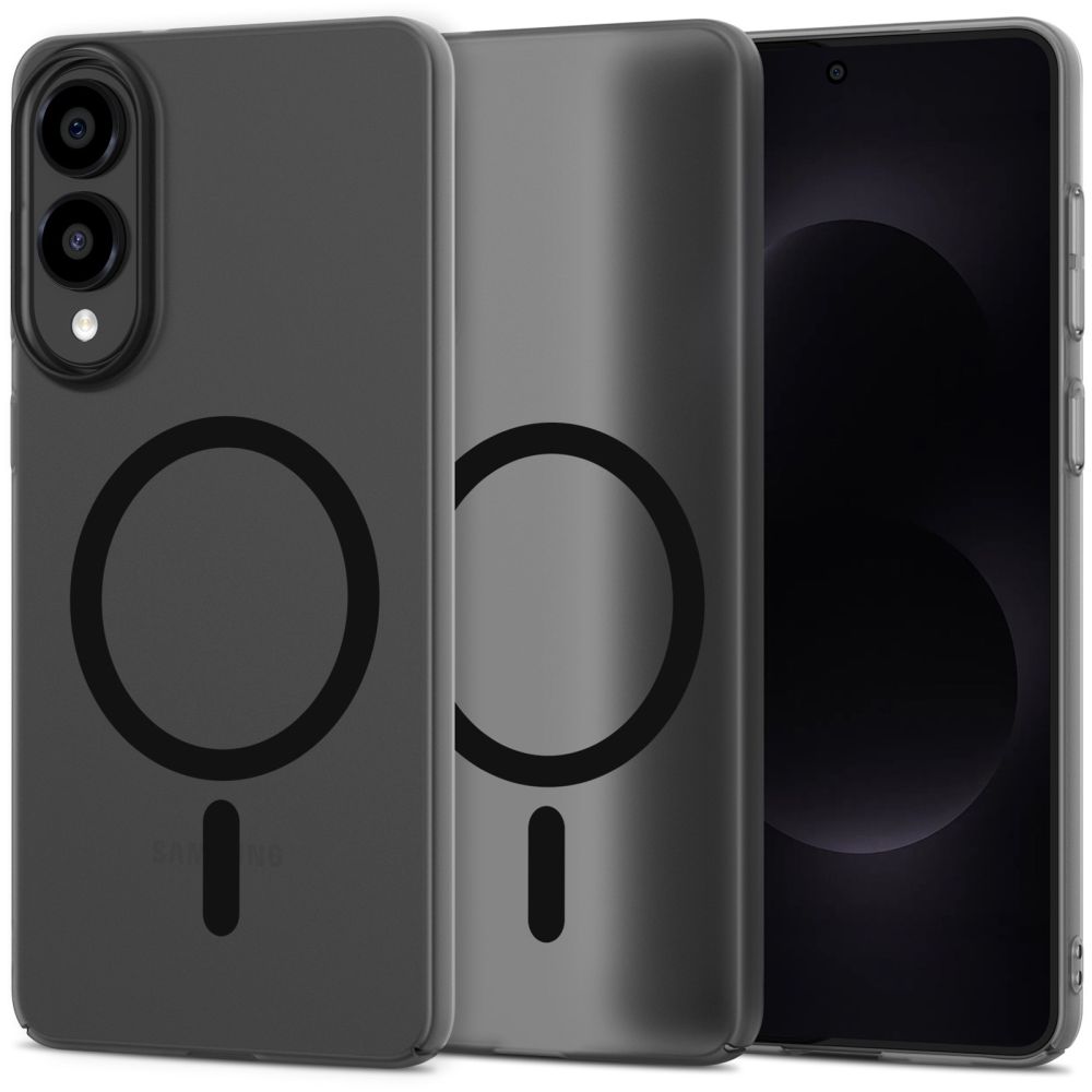 Tech-Protect MagSlim MagSafe dėklas telefonui Samsung Galaxy S25 Edge - matinis juodas